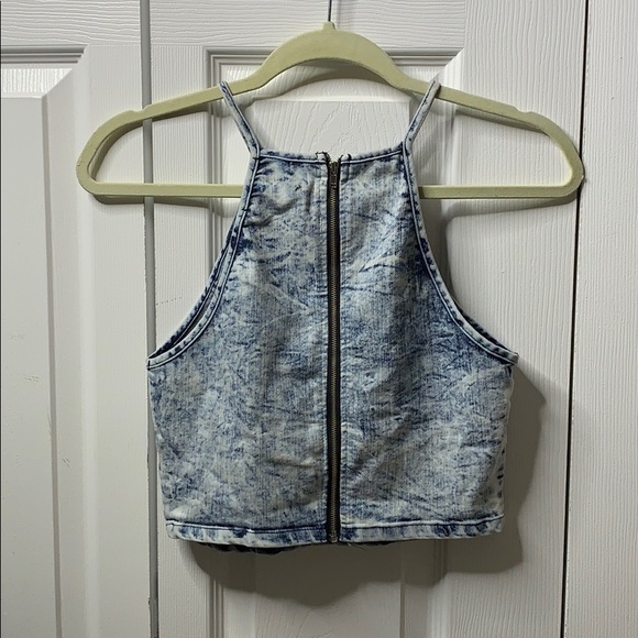 Jean Crop Top - Picture 2 of 2